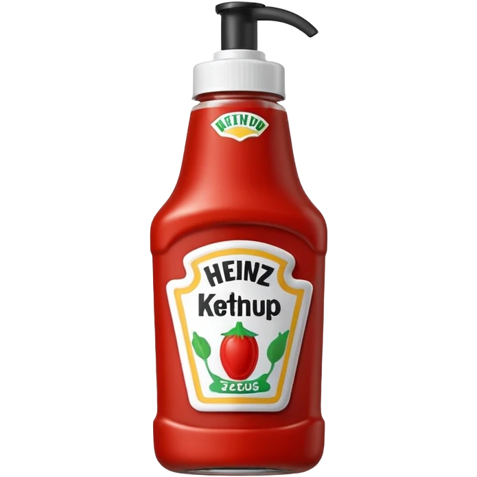 Heinz ketchup Squeeze bottle emoji