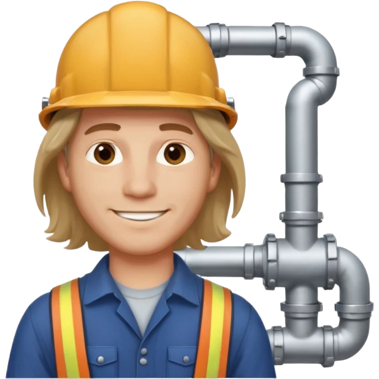 customer. 1 person only white male with shoulder normal person cloths. adult. pipeline technician change the expression and the shape of the face change the color of eyes. remove the background emoji