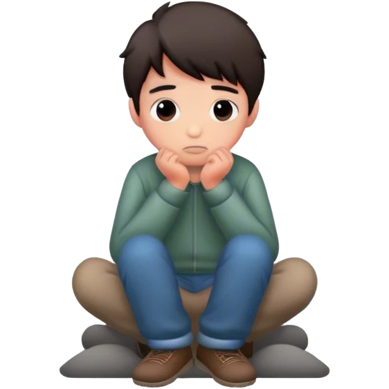 boy in solitude emoji