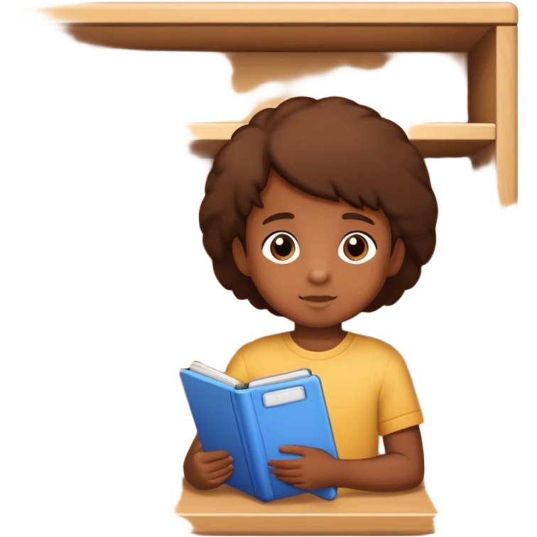 Cubby in school emoji