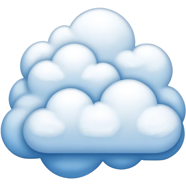 cloud top the blue chest emoji