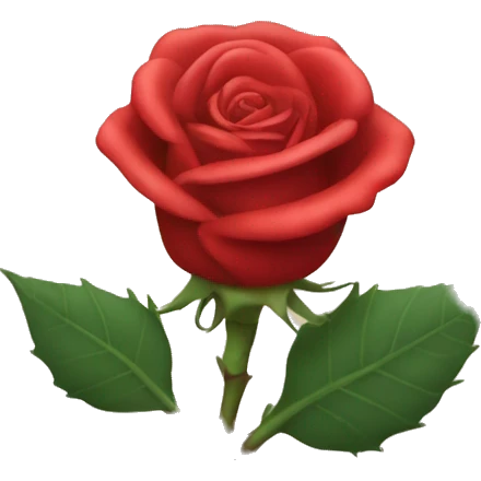A rose thorn pricking your hand emoji