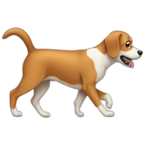 dog walking emoji