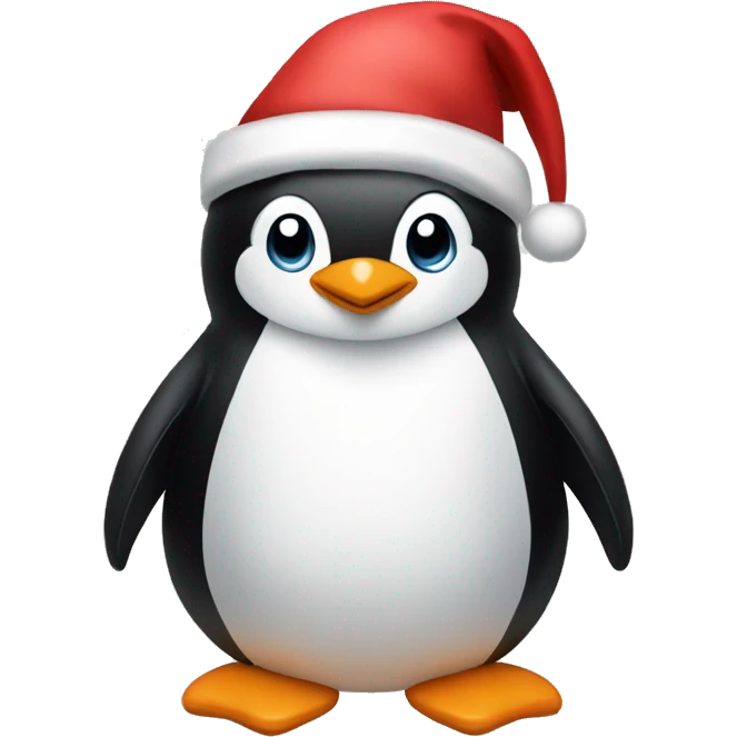 Christmas Penguin emoji