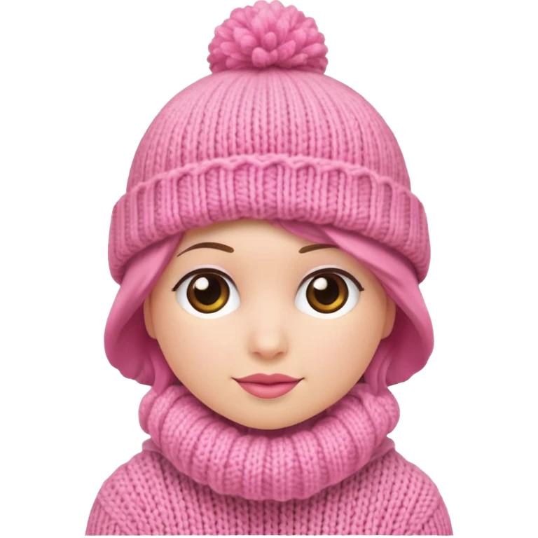 pink hat emoji