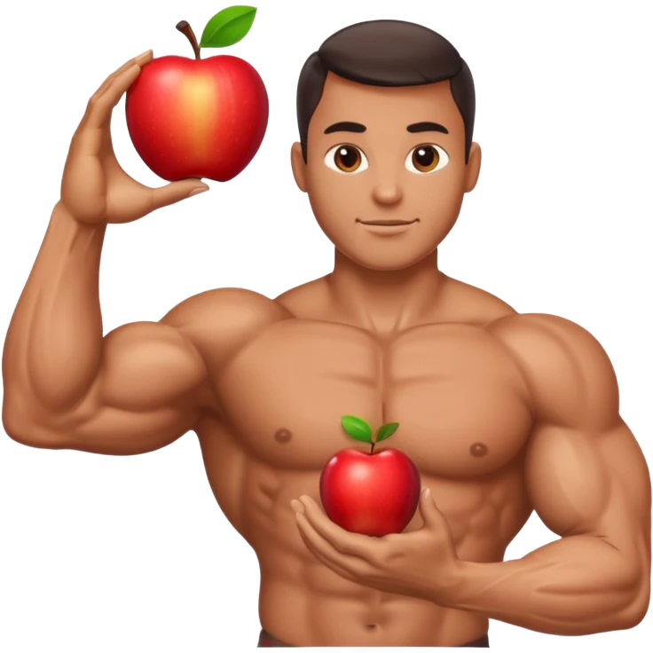 nutrition with a muslce  emoji