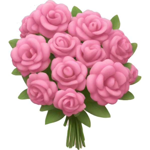 pink bouquet emoji