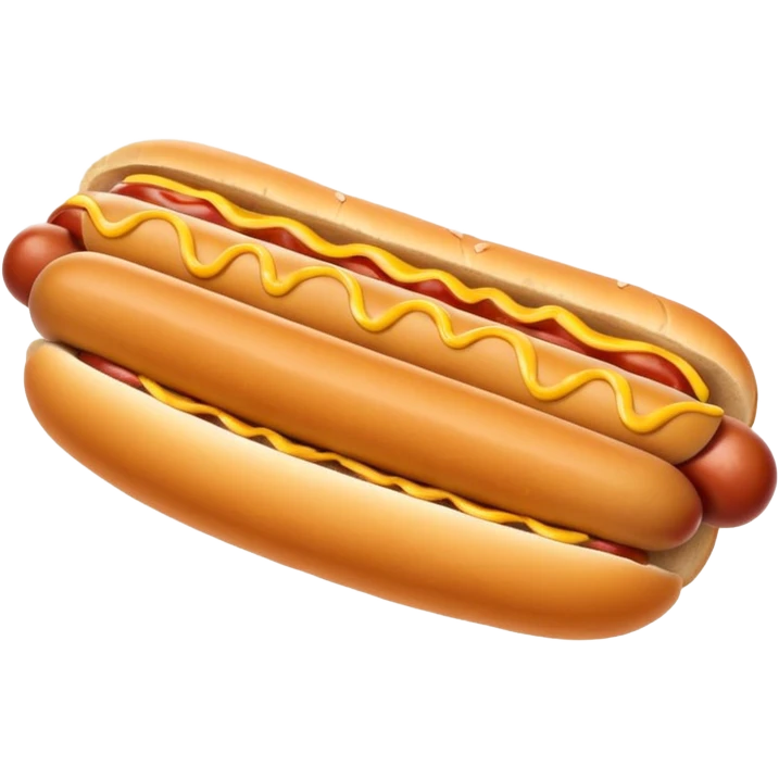 Hot dog emoji