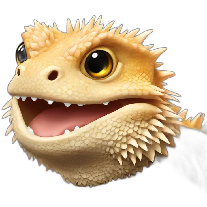 fuzzy-bearded-dragon emoji