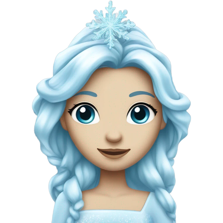 Cute ice queen  emoji