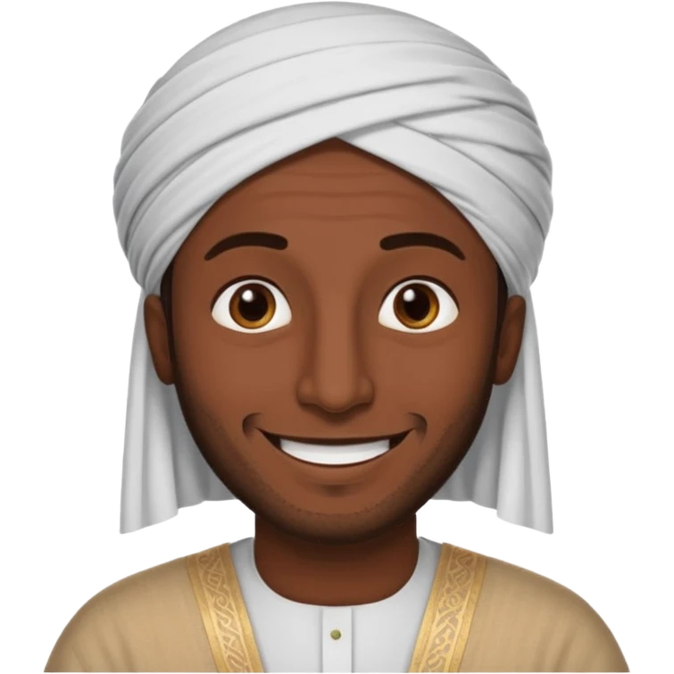 Arabic man says asalmau aliukum emoji