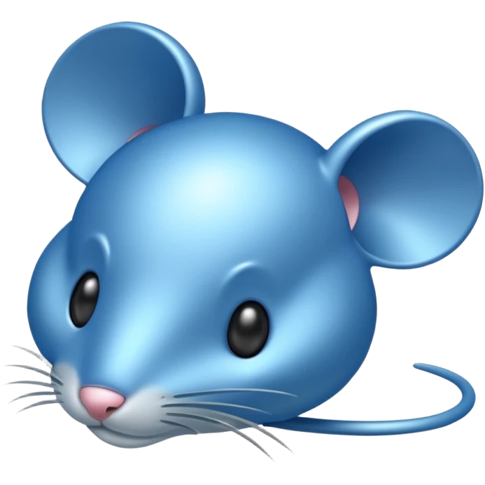 Blue mouse cursor emoji