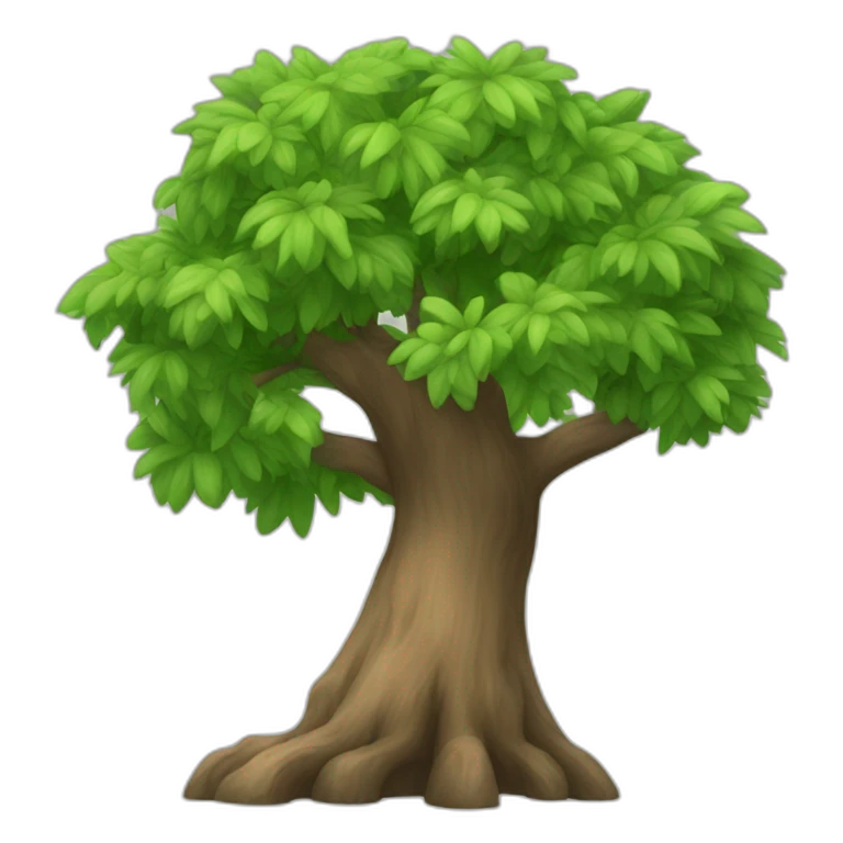 Arbre humain emoji