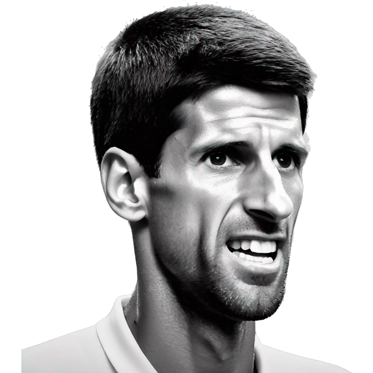 novak djokovic face emoji