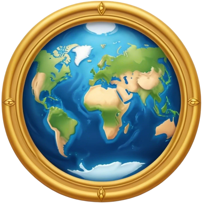 If earth had four continents emoji