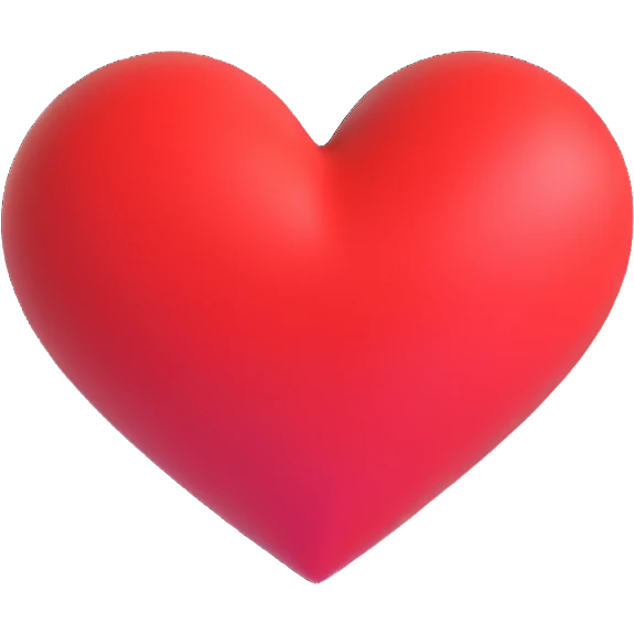 red heart emoji