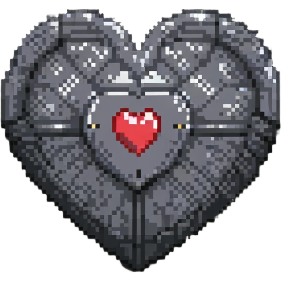 pixel heart emoji