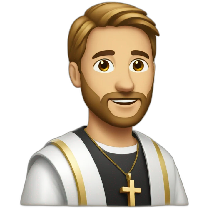 christian with catholic cross emoji