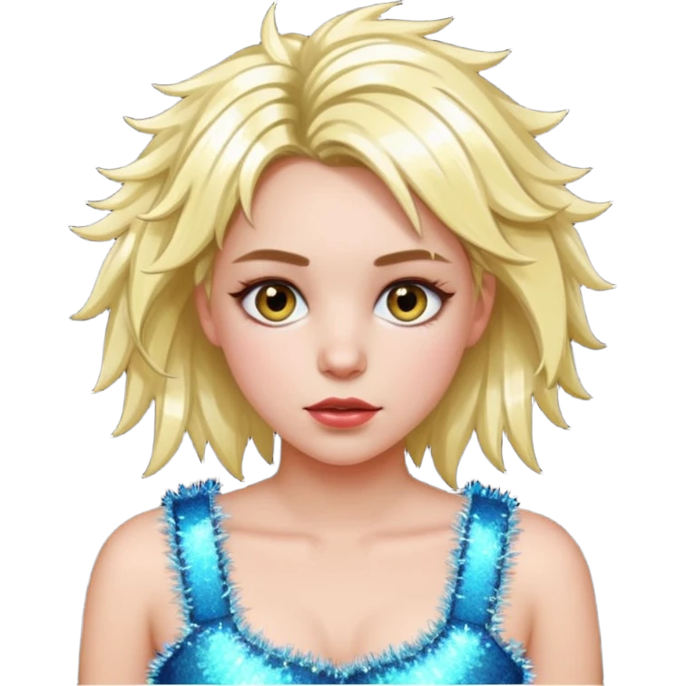 north english girl called lithium, funny, works a lot, tinsel tits emoji