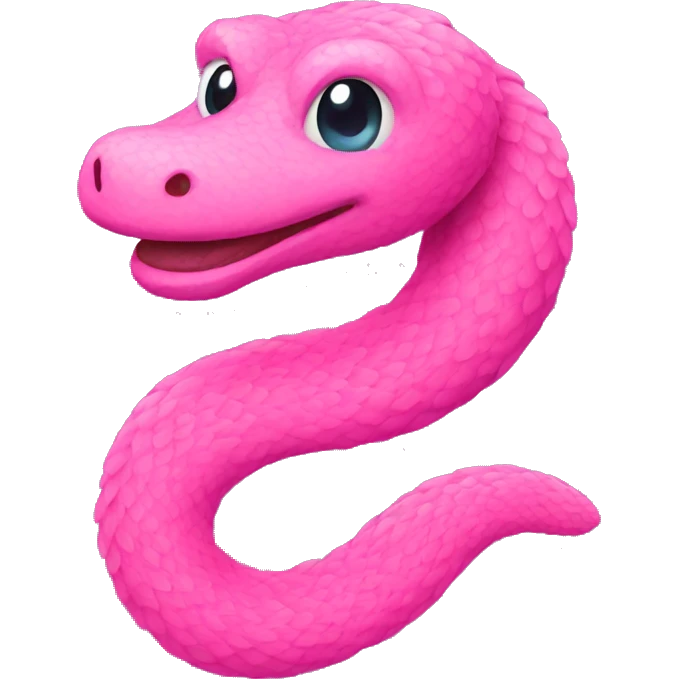 Pink boa emoji