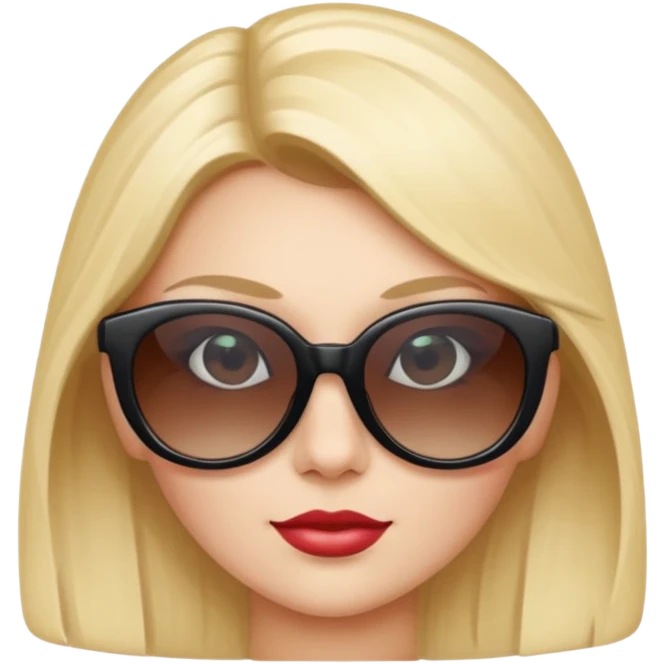 Sissy with sunglasses on emoji