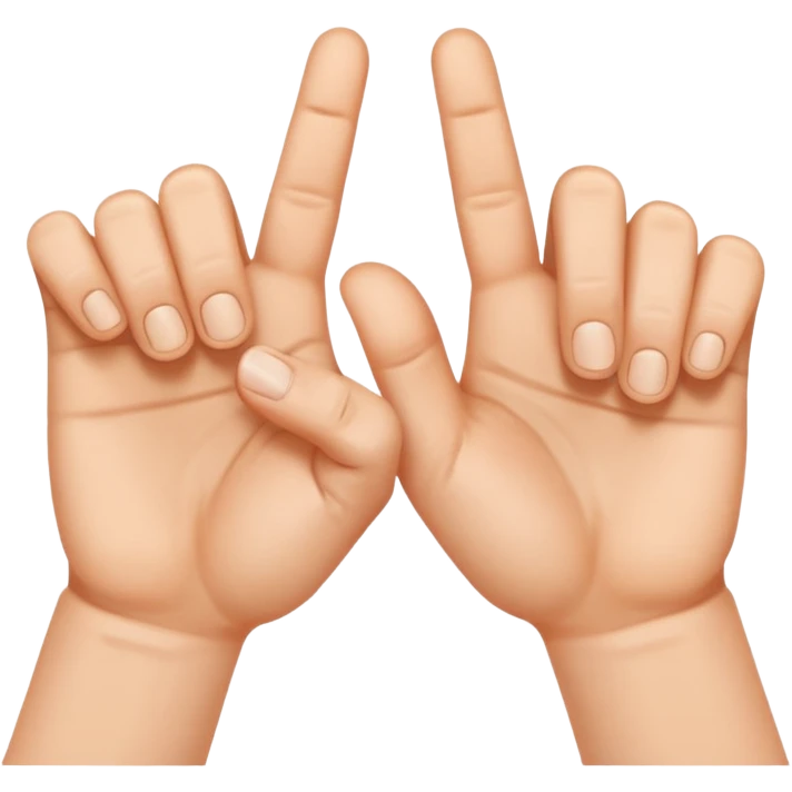 Dedos cruzando  emoji