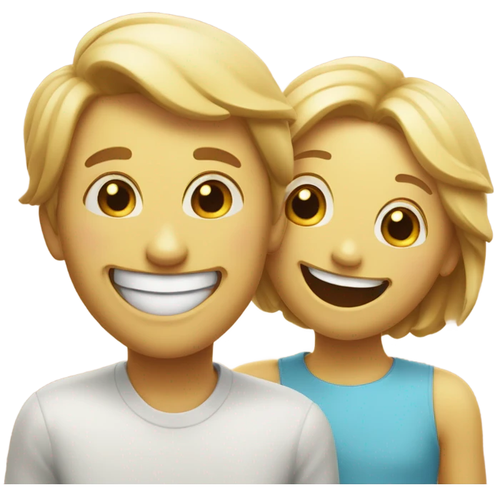 🥰+😆 emoji
