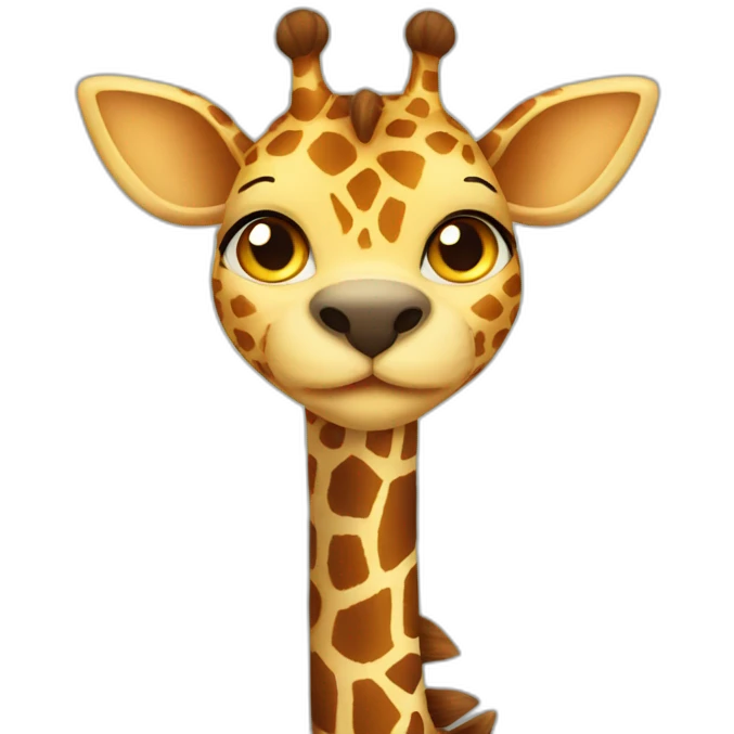 cat giraffe emoji