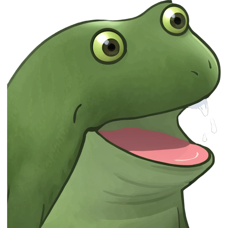 emoji exhausted with mouth open drooling  emoji