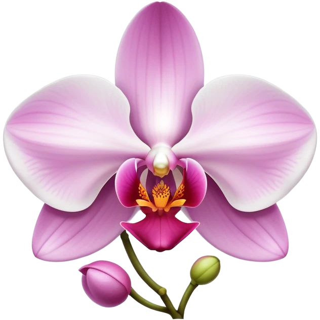 Beautiful phalaenopsis moth orchid flower with delicate petals and distinctive shape emoji