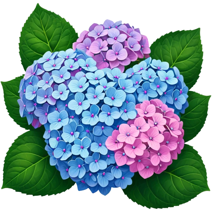 Realistic Still life detailed, Hydrangea macrophylla emoji