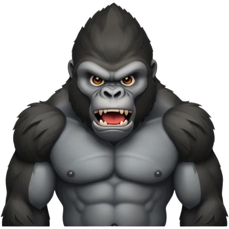 angry gorilla emoji