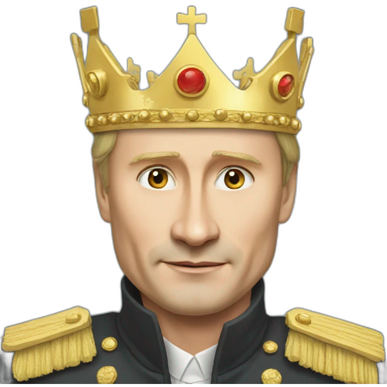 Putin king of the world emoji