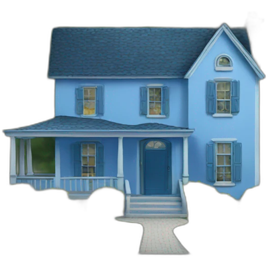 blue-house-mini emoji