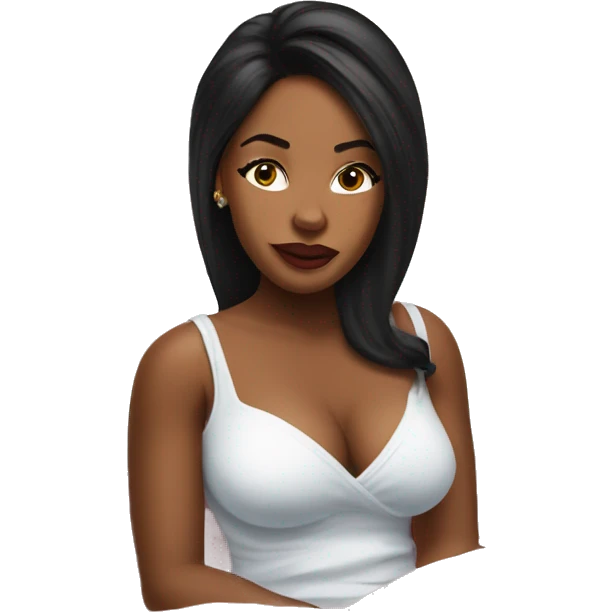tiffany pollard sitting in bed emoji