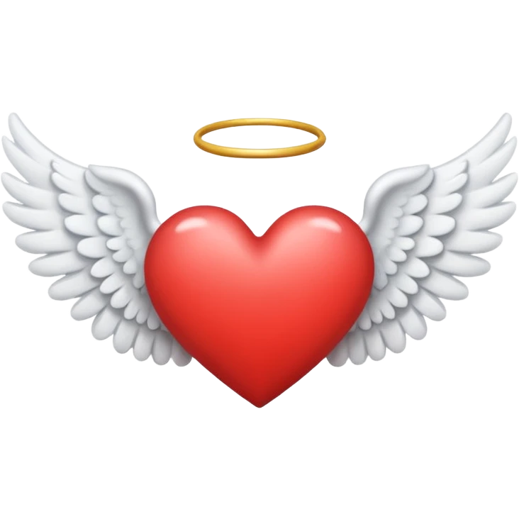 heart with angel wings emoji