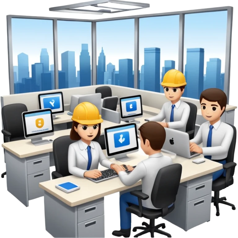 Digital Labour and an example of Agents at work in a workplace setting. emoji