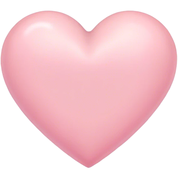 Pastel heart emoji