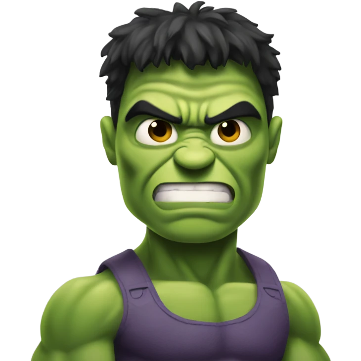 The Hulk with 4 arms emoji