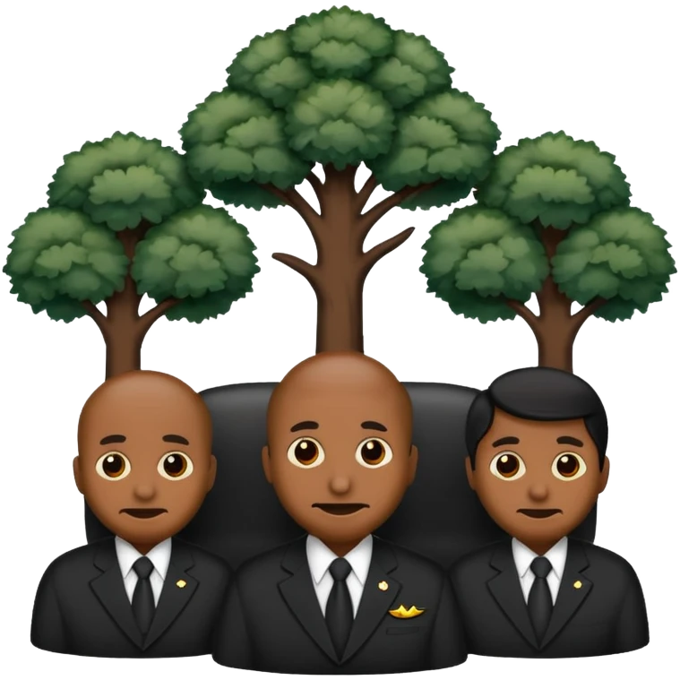 the three branches of government emoji in black emoji