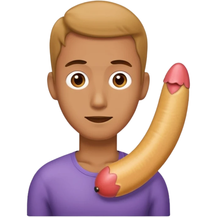 hard erect penis emoji