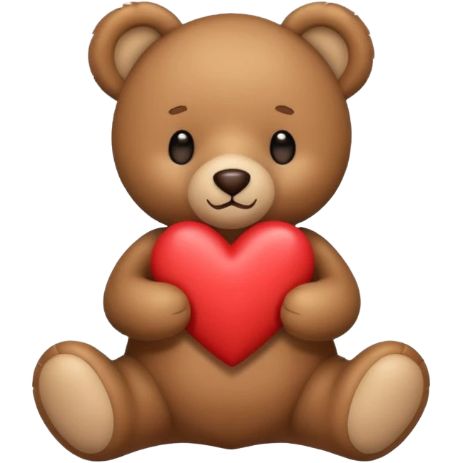 teddy bear for valentines day emoji