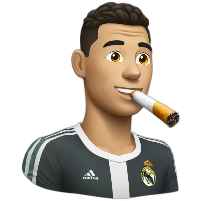 Ronaldo who smokes emoji