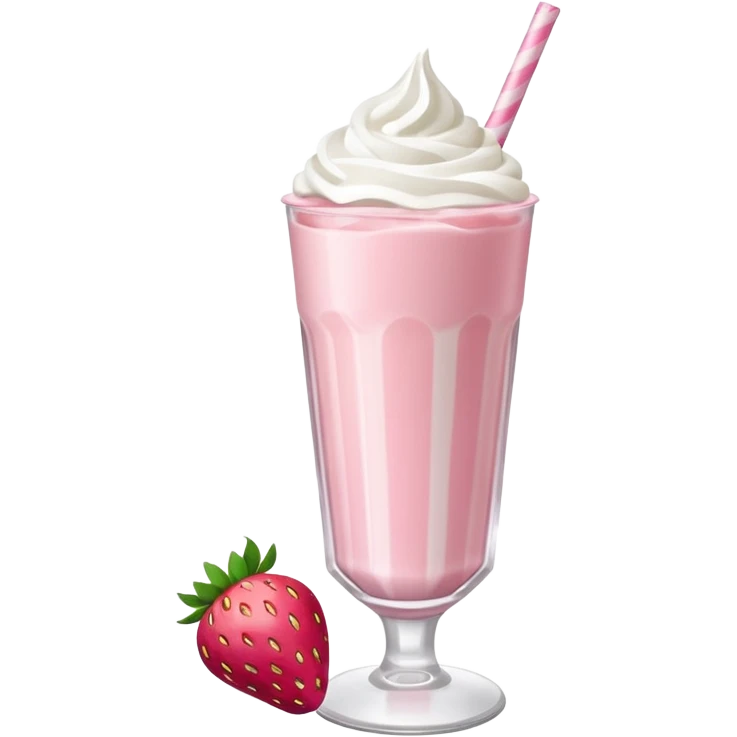 BATOM DE MILKSHAKE DE MORANGO emoji