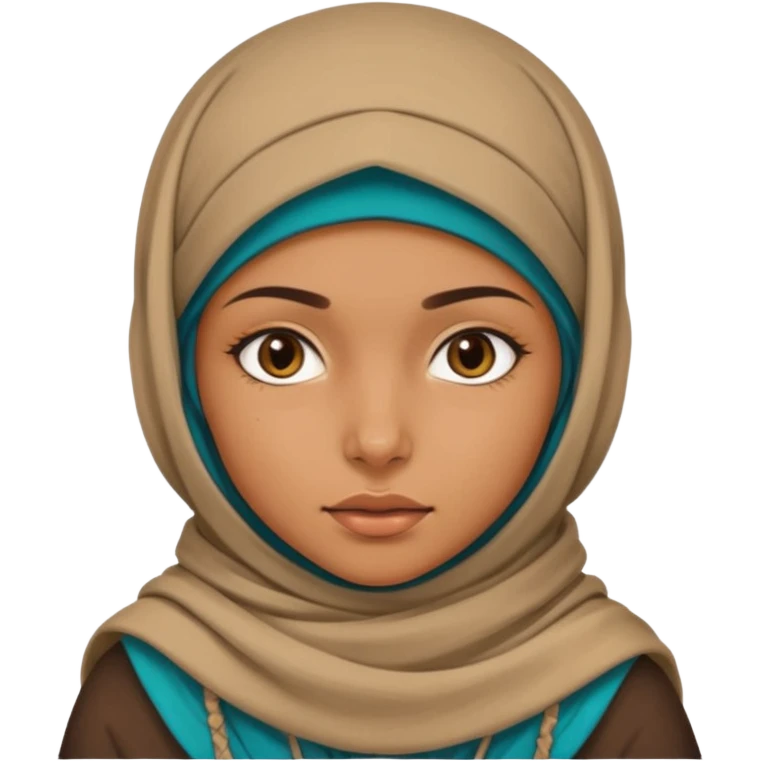 Girl + hood,Desert Nomads. emoji