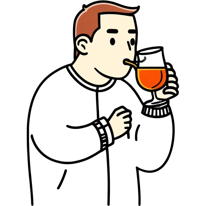 Me drinking Hennessy emoji