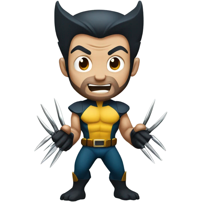 wolverine long blade claws  emoji