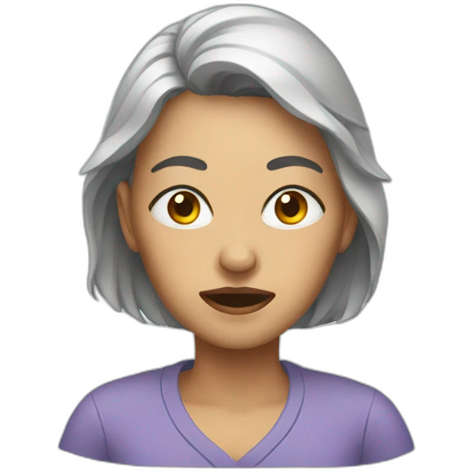 Sick woman emoji