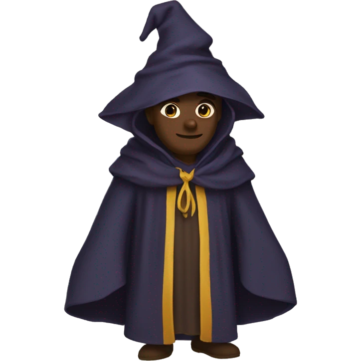 wizard robes, no hood emoji