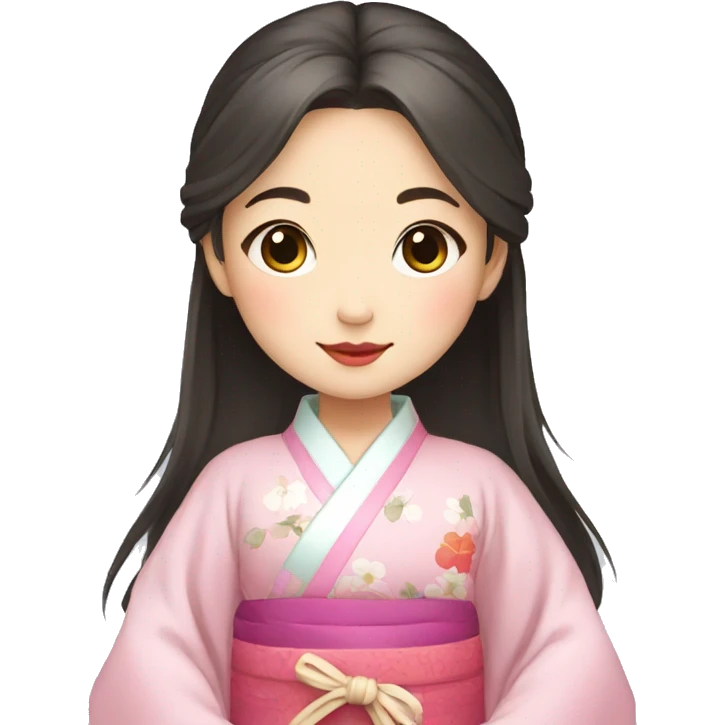 Little girl in Hanfu emoji